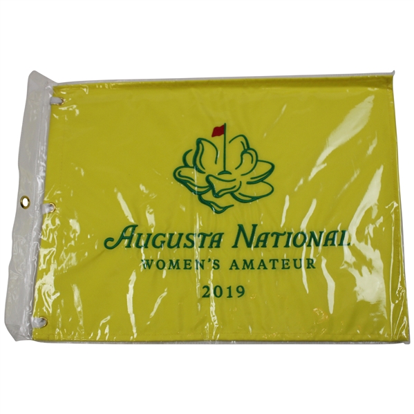 2019 Augusta National Women's Amateur Souvenir Flag New In Plastic