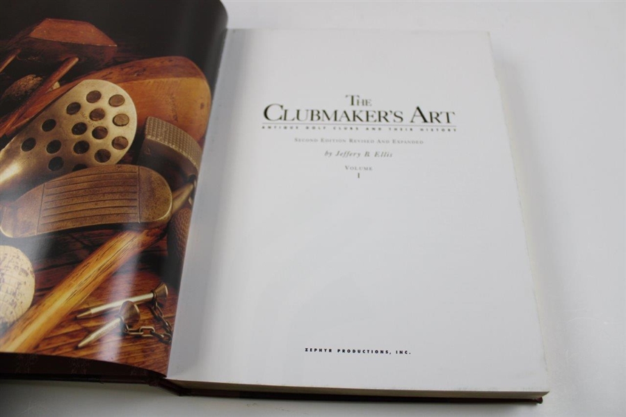 The Clubmakers Art 2 Volume Leather-Bound Limited Edition #10/250 Signed By Jeff Ellis