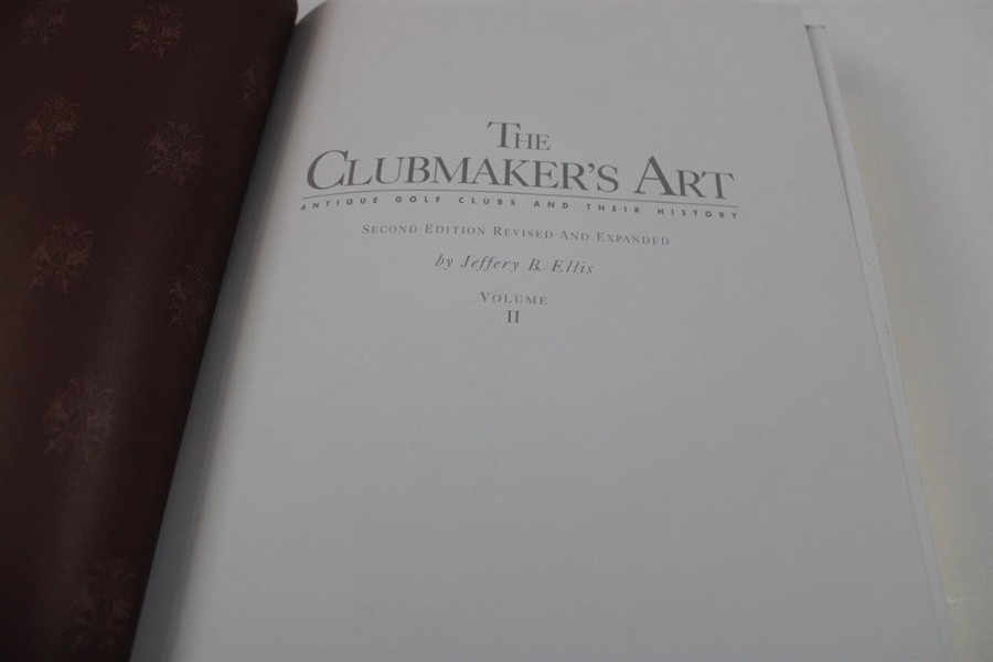 The Clubmakers Art 2 Volume Leather-Bound Limited Edition #10/250 Signed By Jeff Ellis