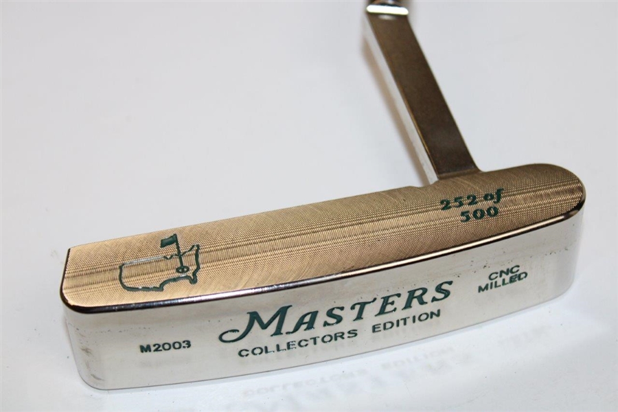 2003 Ltd Ed Masters Tournament Putter in Original Box w/Headcover & Paperwork - 252/500