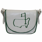 Masters Logo White/Green Leather Womens Purse