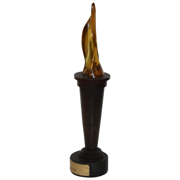 Gene Sarazen's Personal 1979 Italian American Sports Hall Of Fame Trophy