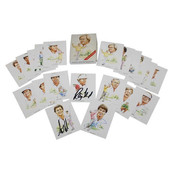 Floyd, Azinger & Hoch Signed Cards w/Imperial Sporting Collection American Golfers Set JSA ALOA