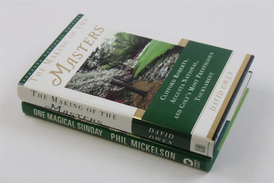 1999 'The Making of the Masters' & 2005 'One Magical Sunday' Golf Books