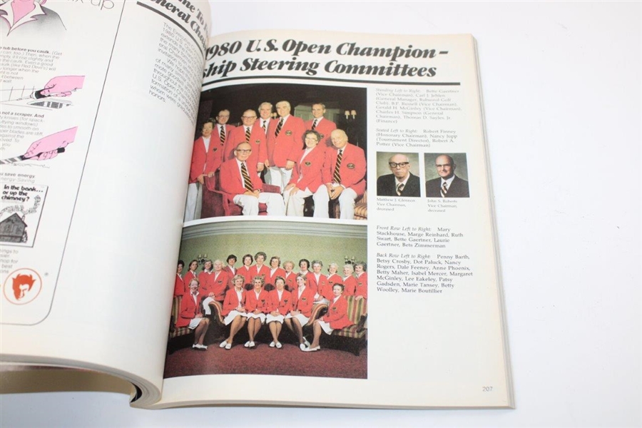 1980 US Open at Balustrol Official Program - Jack Nicklaus Win