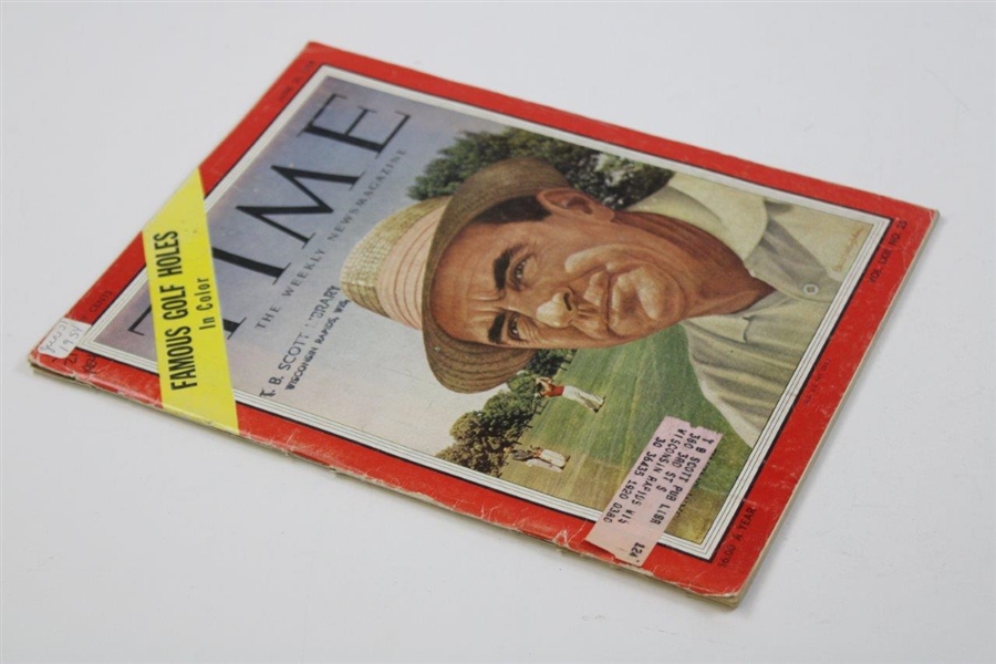 Sam Snead & Arnold Palmer Golf Themed Time Magazines Covers -  6/21/54 & 5/2/60
