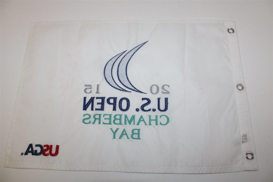 2015 US Open at Chambers Bay Embroidered Flag - Jordan Spieth Winner