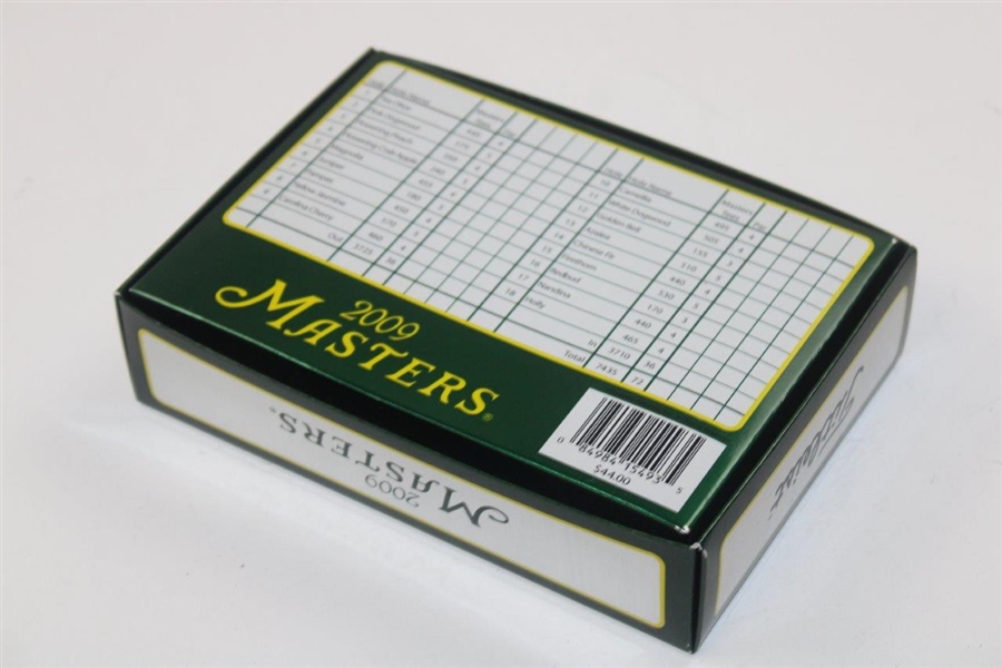 Two (2) Sleeves of 2009 Masters Logo Golf Balls in 2009 Masters Dozen Box