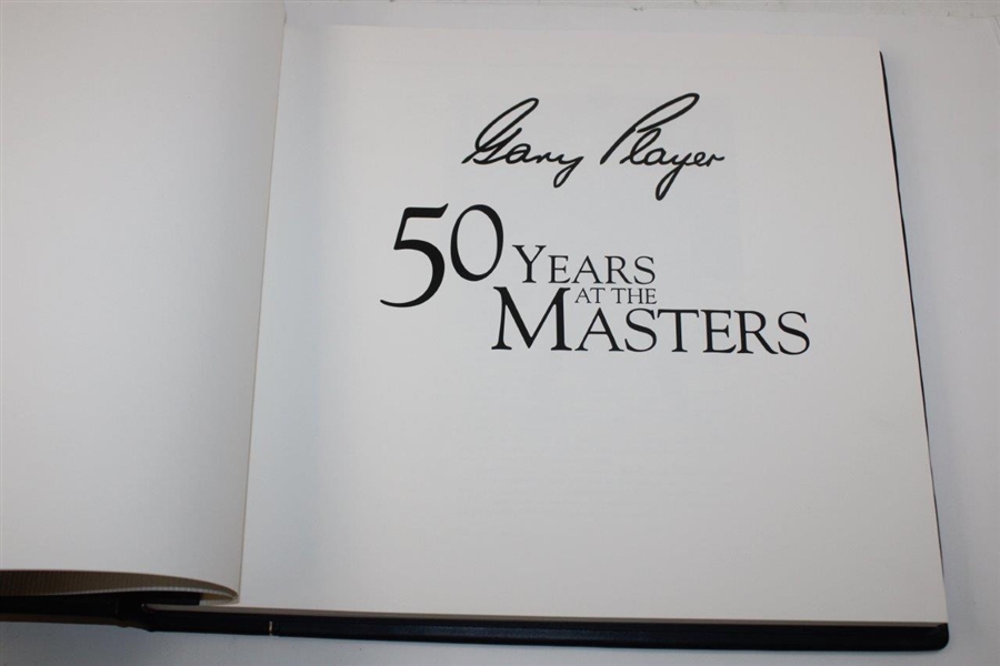 2007 Gary Player '50 Years At The Masters' Closed Signed Limited Edition Book out of 50