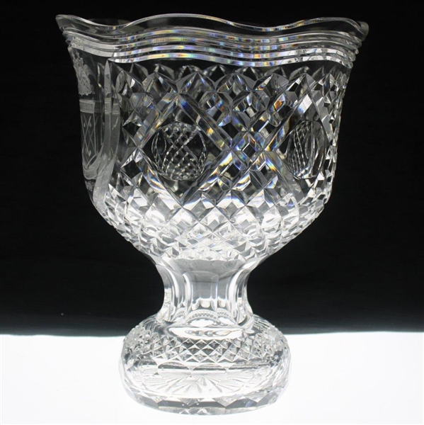 Champion Mike Donald's 1989 Anheuser-Busch Golf Classic Waterford Crystal PGA Tour Trophy