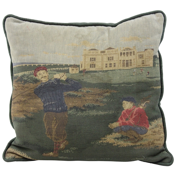 St Andrews Golf Club Vintage Pillow 