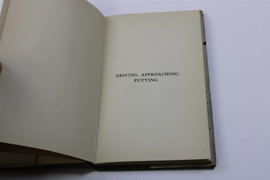 1923 'Driving, Approaching, Putting' 1st Edition Book by Ted Ray
