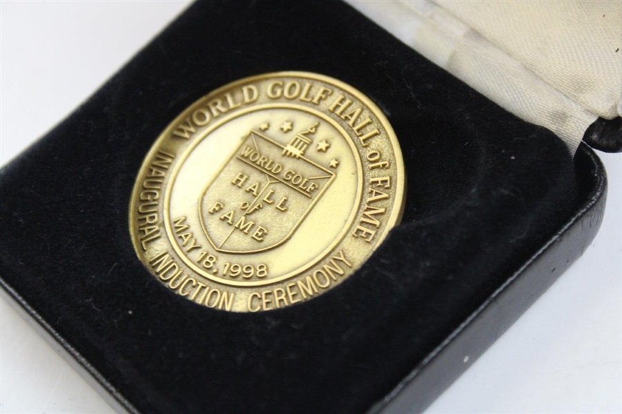 1998 World Golf Hall Of Fame Induction Ceremony Coin W/ Box