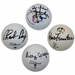 Coody, Casper, Finsterwald & Furyk Signed Personal Used Golf Balls JSA ALOA