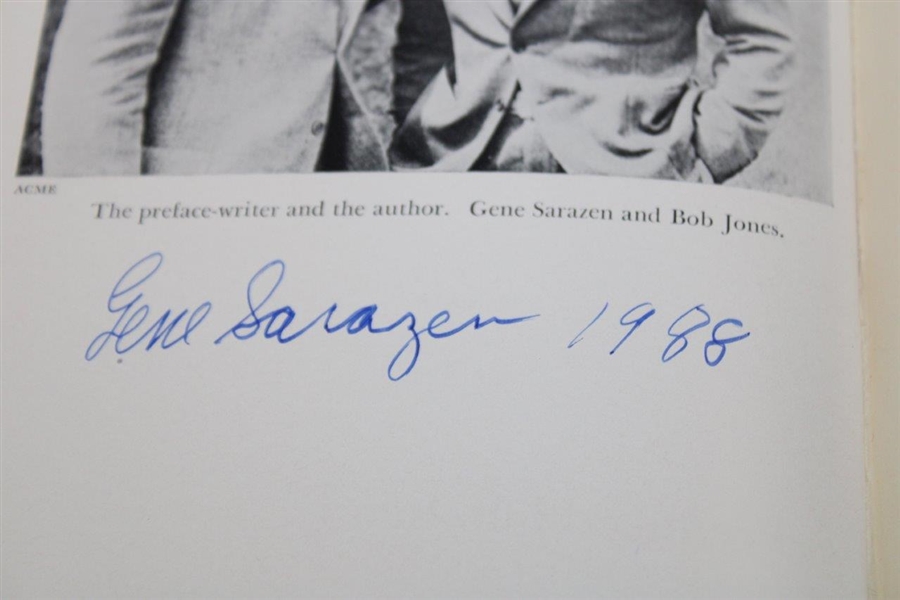 Gene Sarazen Signed 1950 'Thirty Years of Championship Golf' First Edition JSA ALOA