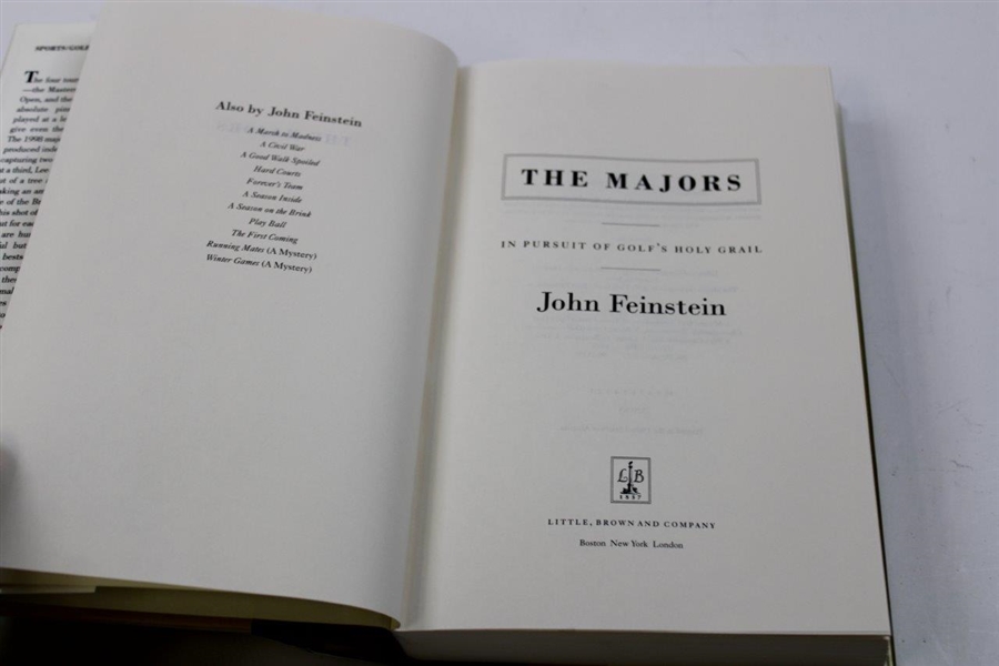 1999 'The Majors' First Edition Signed By Author John Feinstein