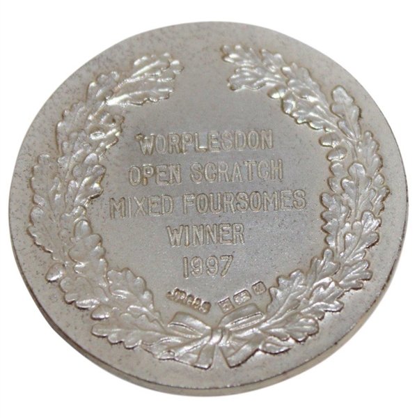 1997 Worplesdon Open Scratch Mixed Foursome Winner Coin w/Box