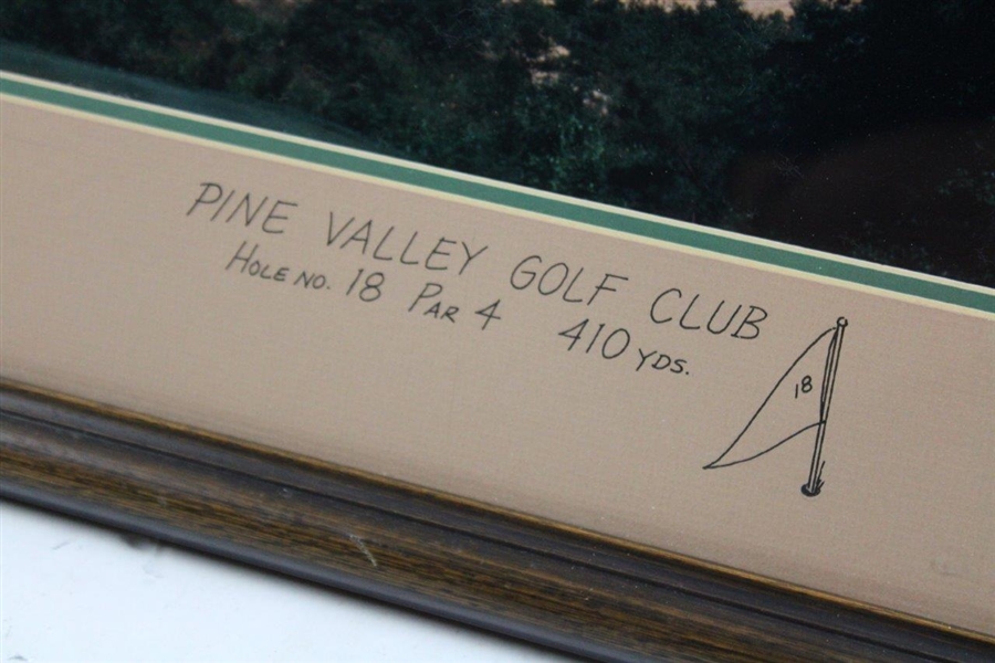 Pine Valley Golf Club Hole #18 Photograph - Framed