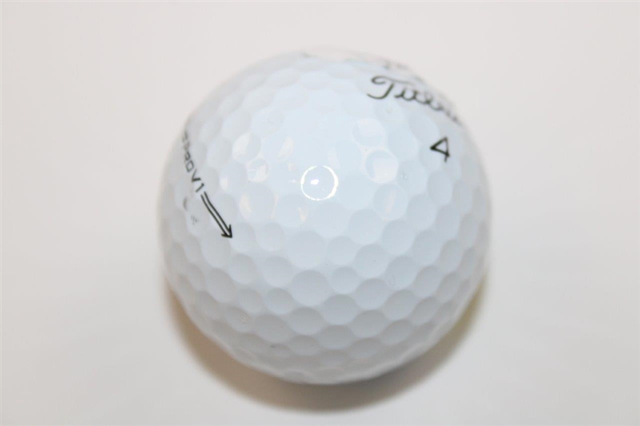 Dustin Johnson Signed Masters Logo Golf Ball JSA #VV50257