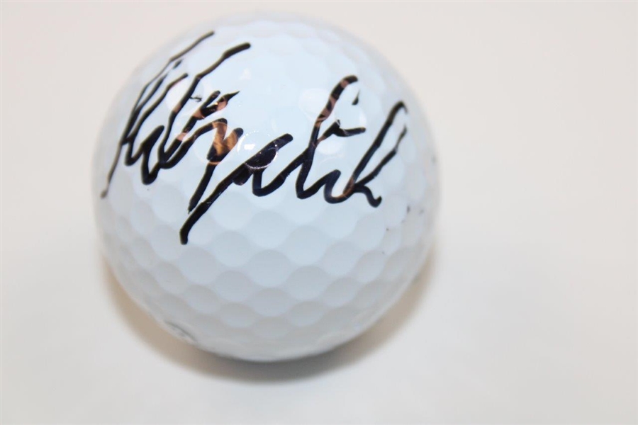 Matt Fitzpatrick Signed Masters Logo Golf Ball JSA #R55619