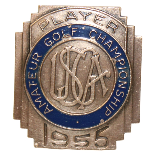 1955 USGA Amateur Golf Championship Contestant Badge