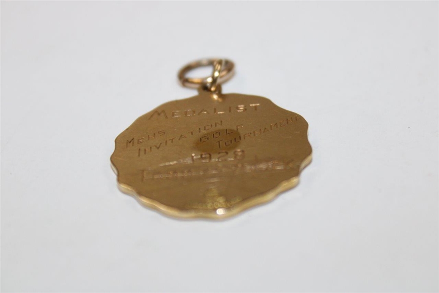 1928 14K Gold Medal Biltmore Forest Country Club  