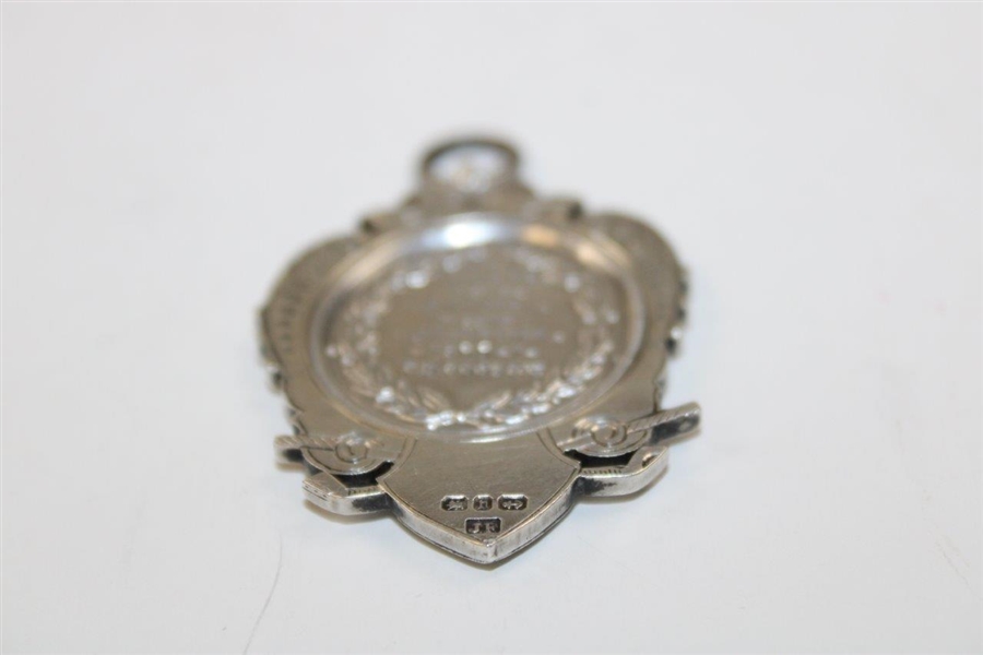 1897 Scottish Sterling Blackness School Ornate Golf Medal 
