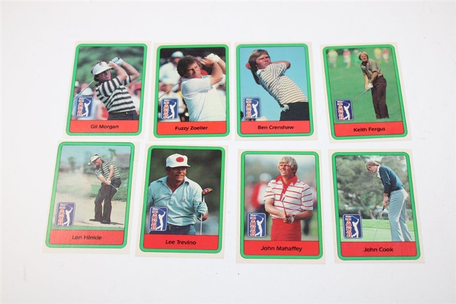 Set of 1982 Donruss PGA Tour Cards incl Jack Nicklaus