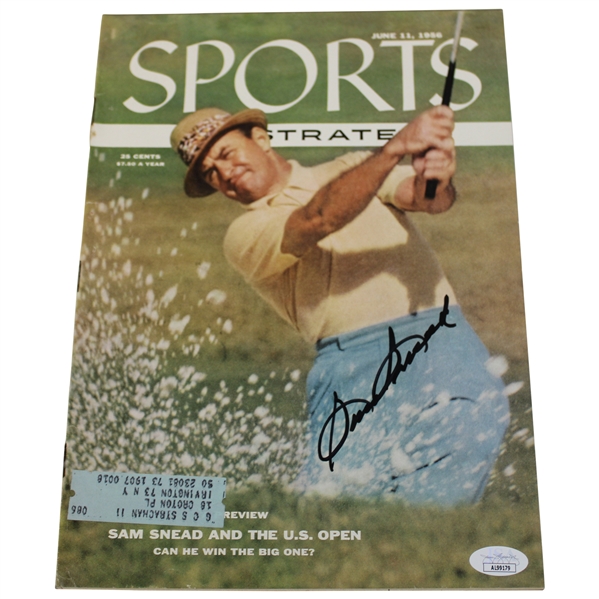 Sam Snead Signed 1956 Sports Illustrated Magazine JSA #AL99179