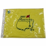 2001 Masters Tournament Embroidered Flag in Package - Tiger Woods Win