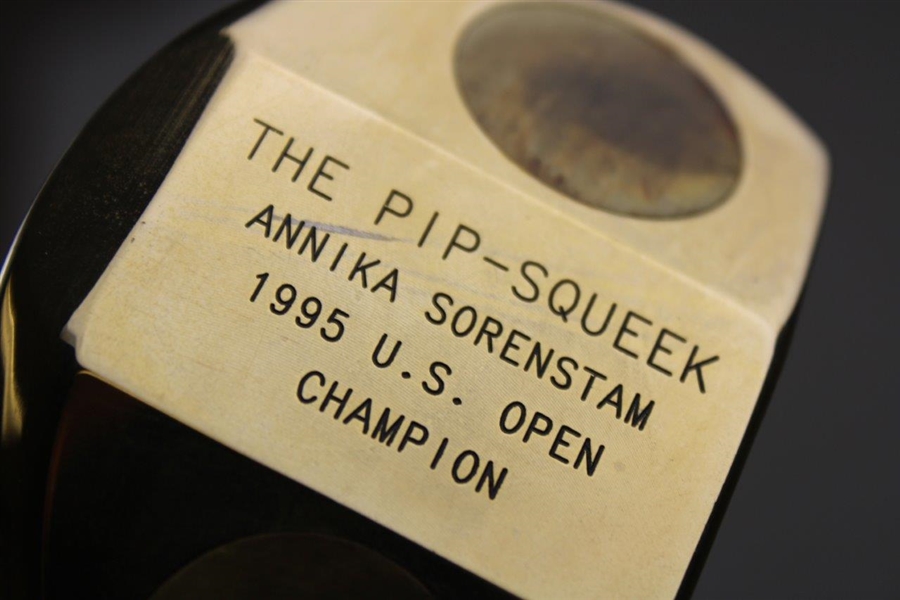 Annika Sorenstam 1995 US Open Winner Bobby Grace Gold Plated Putter - 1st Major Win