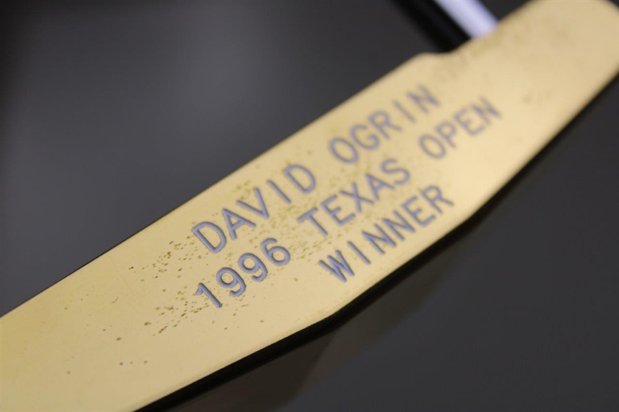 David Ogrin 1996 Texas Open Winner Bobby Grace Gold Plated Putter