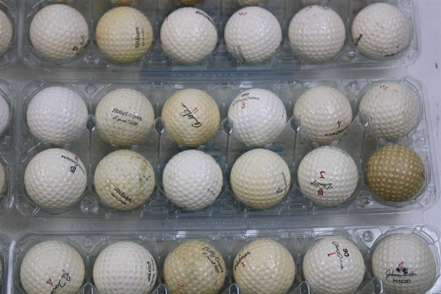 Ten (10) Dozen Player Logo Signature Golf Balls - Palmer, Trevino, Player, & More (120)