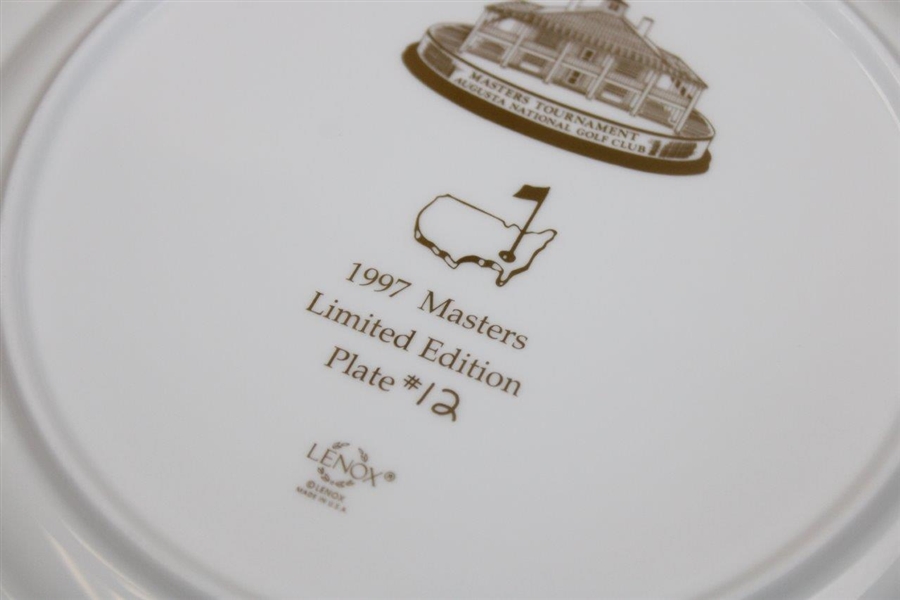 1997 Masters Tournament Ltd Ed Lenox Commemorative Plate #12 