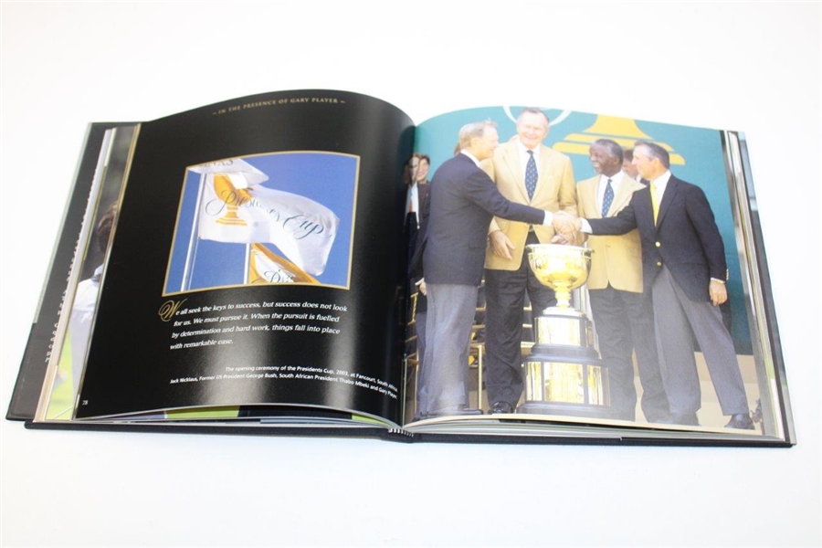 Gary Player Signed 'In the Presence of Gary Player' Book by Forrest Beaumont JSA ALOA