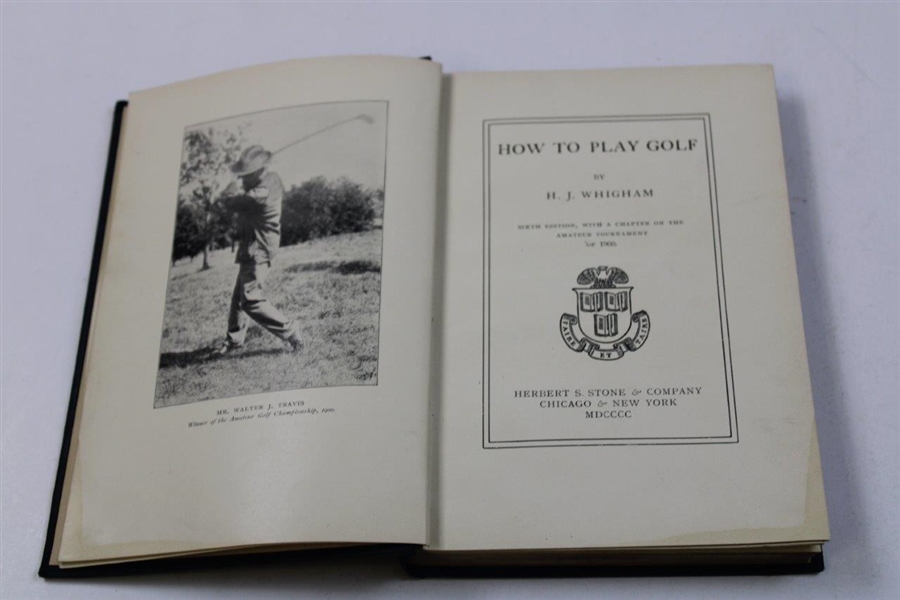 1900 How To Play Golf by H.J. Whigham 6th Edition 