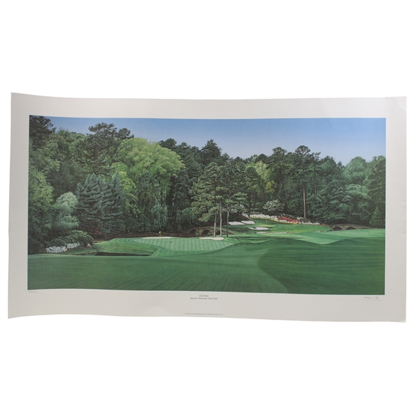 11th Hole Augusta National Golf Club 1990 Poster From Original Painting By Michael Lane