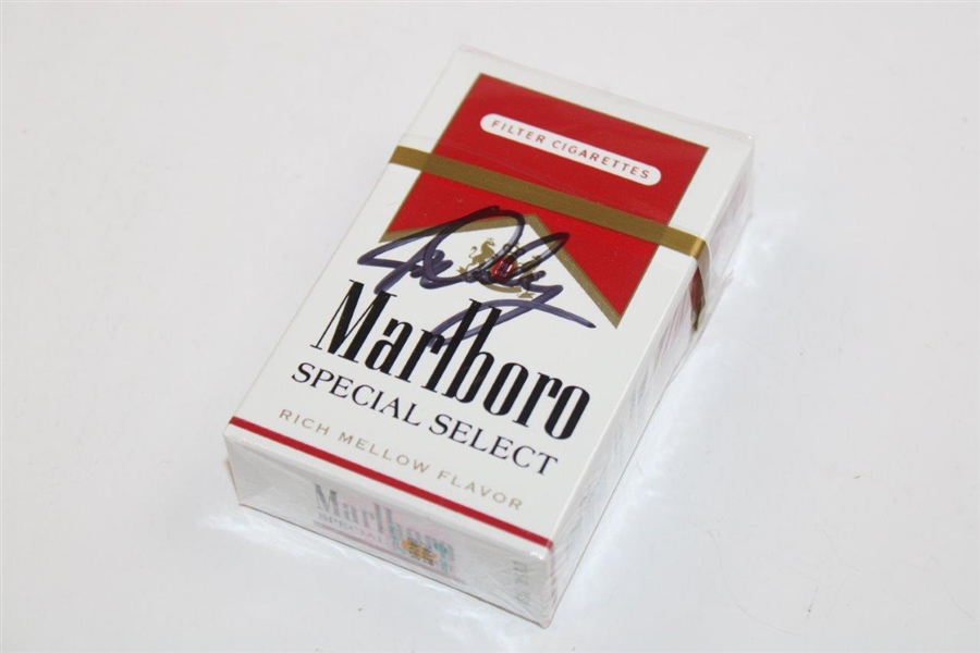 John Daly Signed Starter Kit - Red Marlboro Special Select Box, 16oz Diet Coke & M&Ms JSA ALOA