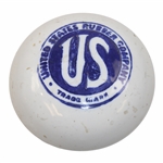 United States Rubber Company Blue/White Granite Tee Marker