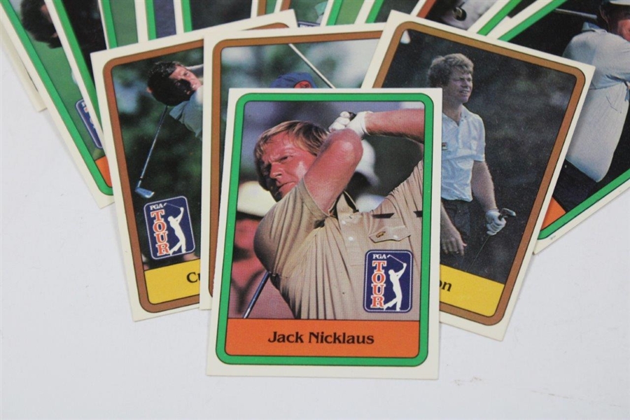 1981 Donruss PGA Tour Golf Card Set - 2 Jack Nicklaus Rookie Cards