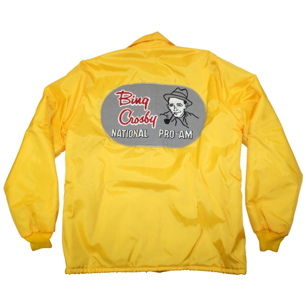 Bing Crosby Pebble Beach Pro-Am Yellow Employee Jacket