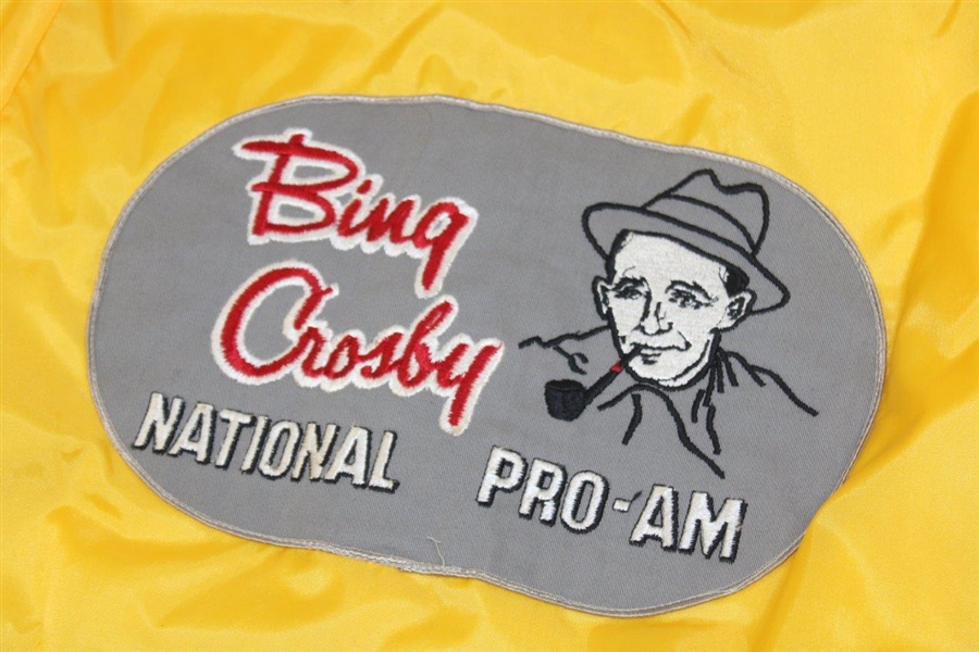 Bing Crosby Pebble Beach Pro-Am Yellow Employee Jacket