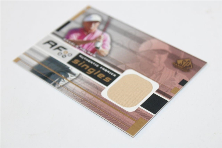 Arnold Palmer Authentic Game Used Fabrics Singles Golf Card