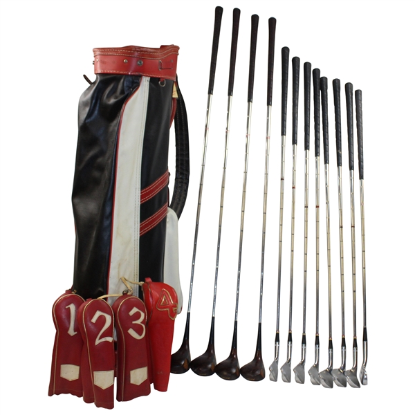Betty Skelton's Personal Wilson Babe Zaharias Irons, Woods & Putter in Bag