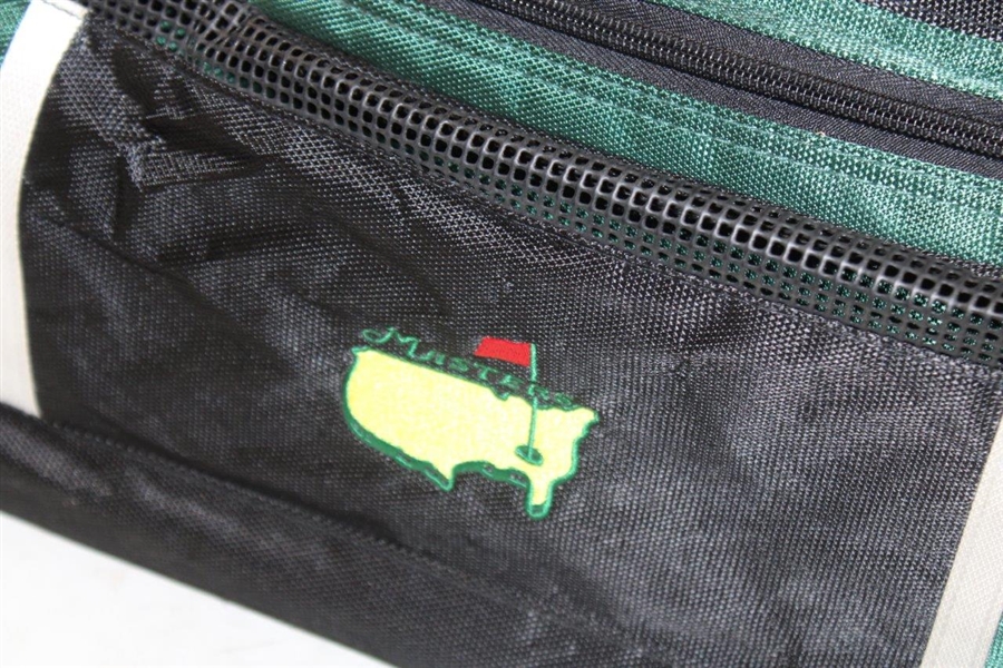 Large Green/Navy/Black/White Masters Tournament Logo Duffel Bag