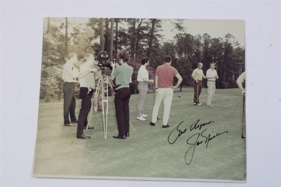 Jack Nicklaus Signed & Inscribed Original Photo (Plus 4 Photos) at Augusta National JSA ALOA