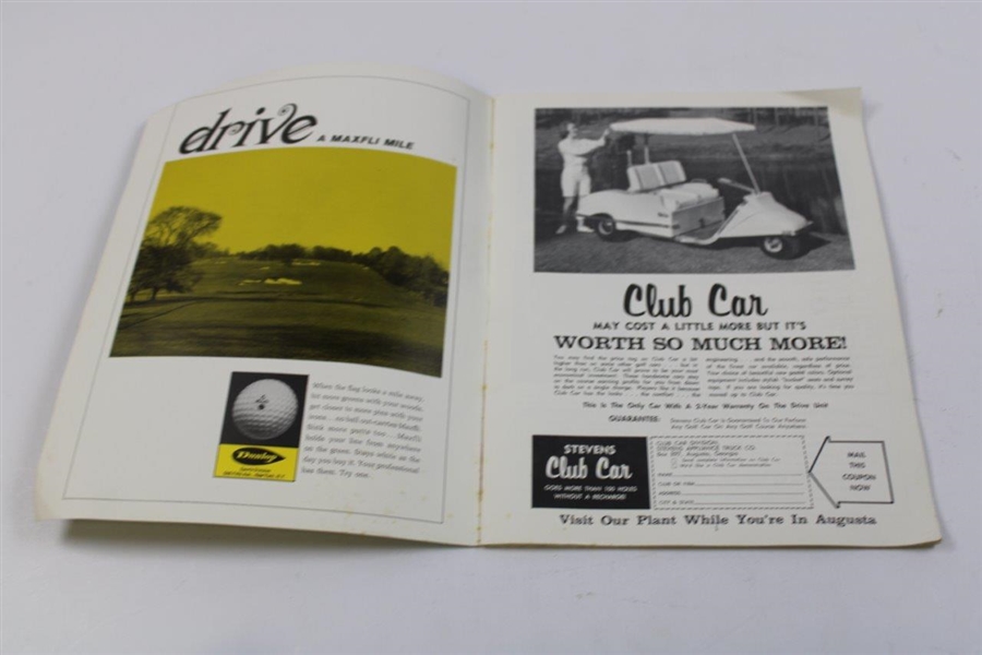 1965 April in Augusta Masters Week Magazine - April 4-11
