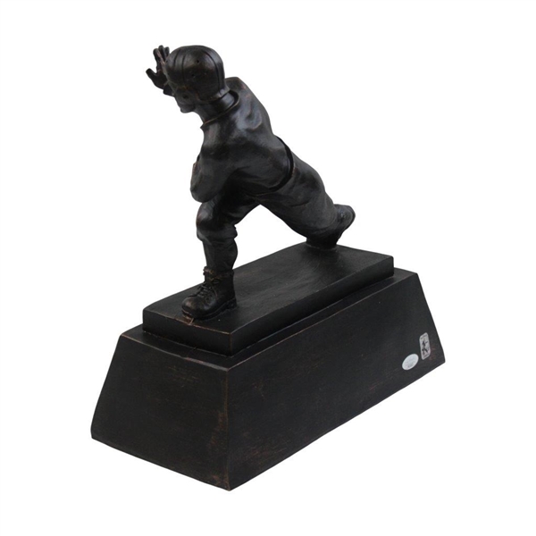 Tim Tebow Signed Football Statue w/'07 Heisman' & '06/08 Natl Champs' JSA 
