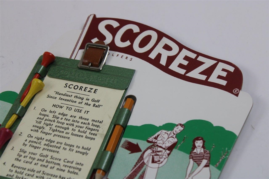 Scoreze Handy Score Pad On Cardboard Stock - Excellent Condition