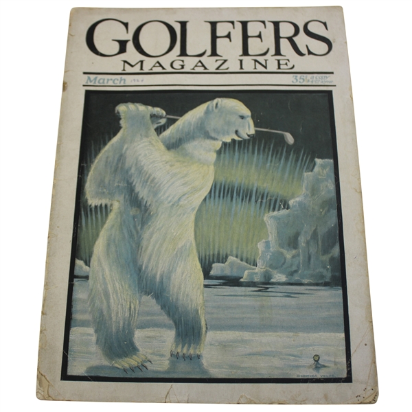 1924 March Issue of 'Golfer's Magazine'